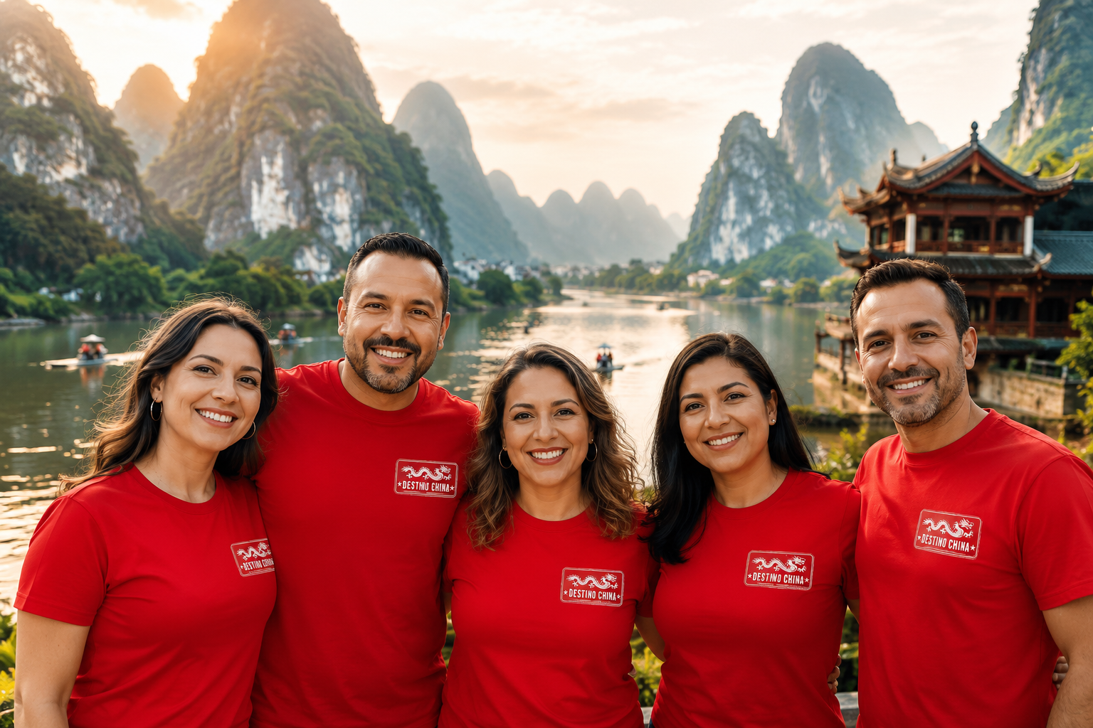 equipo de agencia de viajes a china